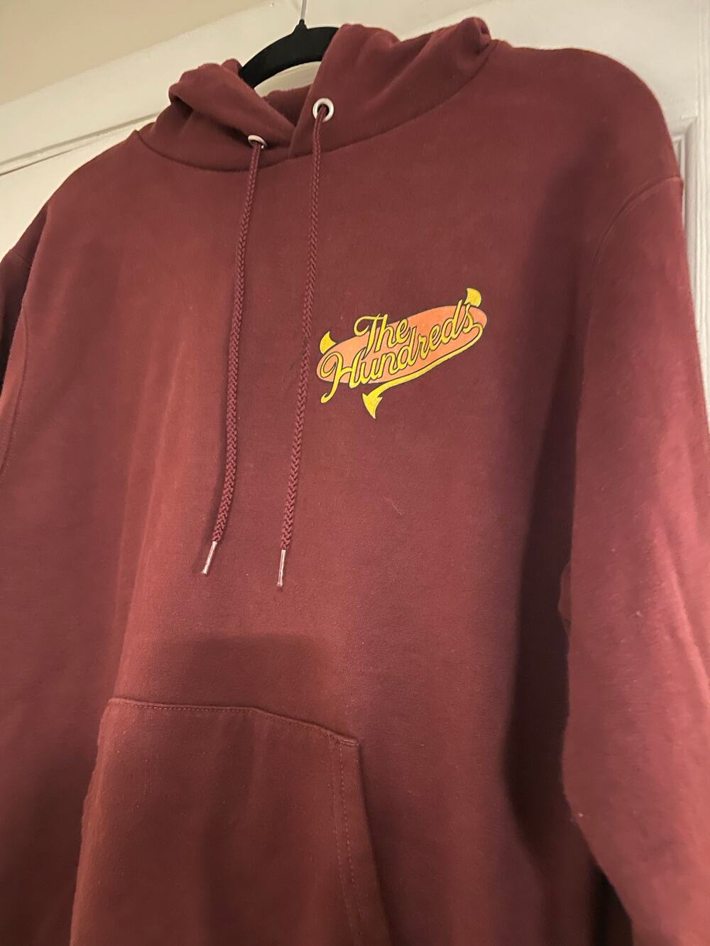 The Hundreds burgundy Pullover Hoodie size small